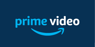 The Amazon Prime Video logo, featuring the iconic Amazon smile arrow beneath the words 'Prime Video' in bold lettering.