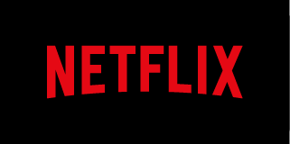The Netflix logo, with the word 'Netflix' in bold red lettering on a black background.